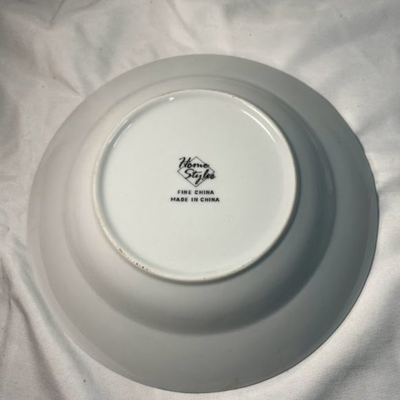 Home Styles Fine China Pink Floral Gold Trim Soup Bowl Made in China - Picture 5 of 6